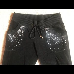 Velvet pants plush and lush